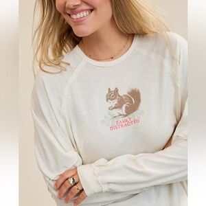 NWT Aerie Cozy Long Sleeve Oversized
Boyfriend T-Shirt